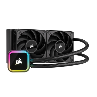 Изображение Система охлаждения CORSAIR iCUE H100i Elite RGB Liquid CPU Cooler (CW-9060058-WW)