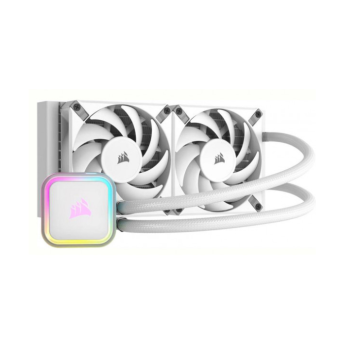 Изображение Система охлаждения CORSAIR iCUE H100i RGB Elite Liquid CPU Cooler White (CW-9060078-WW)