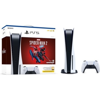 Изображение Игровая приставка Sony PlayStation 5 Ultra HD Blu-ray (Marvel's Spider-Man 2) (1000039695)