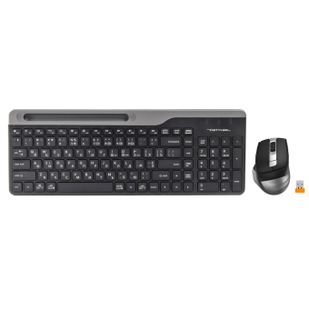 Зображення Клавіатура   мишка A4Tech FB2535C (Smoky Grey)
