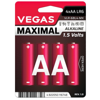 Зображення Батарейки Vegas VLR-03BL4-MX