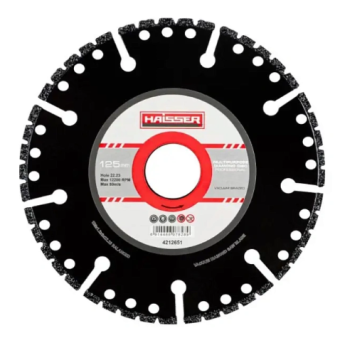 Зображення Круг відрізний Haisser 4212651 Круг алмазний 125x1.2x3x22.23