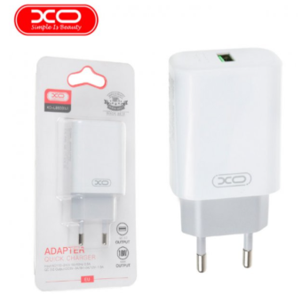 Зображення МЗП XO L85D single USB QC3.0 18W 3A White