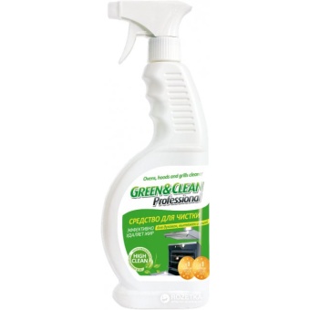 Зображення Засіб для чищення духових шаф Green&Clean Засіб для догляду за поверхнями з нержавіючої сталі 650 мл
