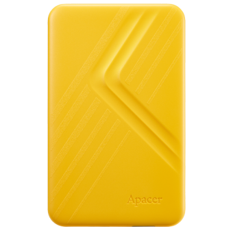 Фотография Внешний жесткий диск Apacer PHD External 2.5'' USB 3.2 Gen. 1 AC236 1Tb Yellow (color box) (AP1TBAC236Y-1)