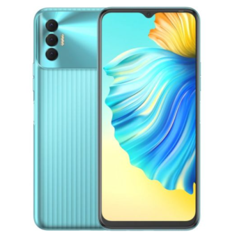 Изображение Смартфон Tecno Spark 8p (KG7n) 4/64GB Dual Sim Turquoise Cyan