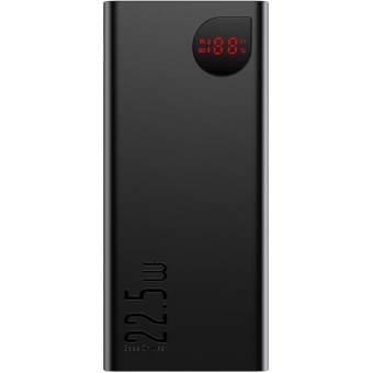 Зображення Мобільна батарея Baseus Adaman Metal Digital Display 20000mAh 22.5W 2021 Editon Black (PPAD000101)