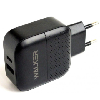 Зображення МЗП Walker WH-37 PD3.0_3A / QC3.0_3.4A / 18W black