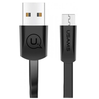 Изображение Usams microUSB U2 Flat 2A 1.2m Black