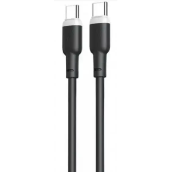 Зображення XO Type-C-Type-C NB208B Liquid Silicone 60W 5A 1.0m Black