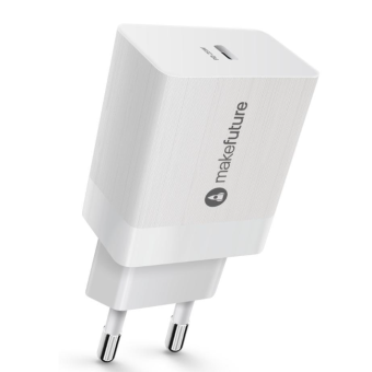Зображення МЗП MakeFuture 25W PD White MCW (31PWH)