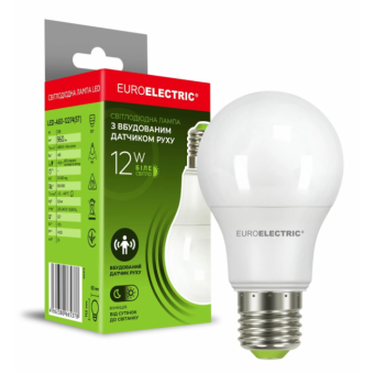 Зображення Лампочка Euroelectric LED Лампа A60 12W E27 4000K (100)