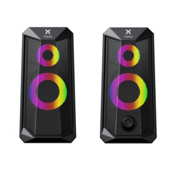 Зображення Акустична система Vinga SP-200 LED USB Black