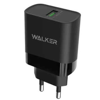 Зображення МЗП Walker WH-35 1USB / QC3.0 / 3A / 15W black