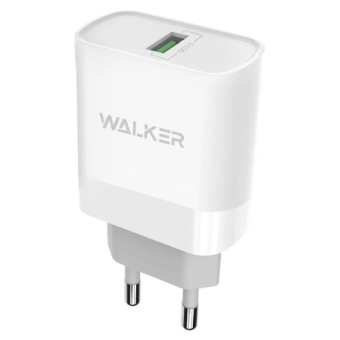 Зображення МЗП Walker WH-35 1USB / QC3.0 / 3A / 15W white