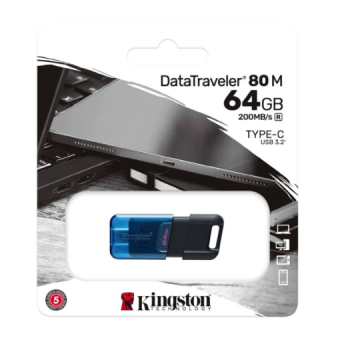 Зображення Флешка Kingston USB 3.2 DT 80 64GB Type-C