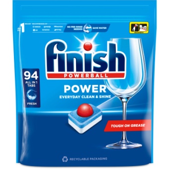Зображення Таблетки для посудомийної машини Finish All in 1 94 шт. (5997321736280)