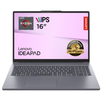Изображение Ноутбук Lenovo IdeaPad Slim 3 16ARP10 (83K800EGRA)