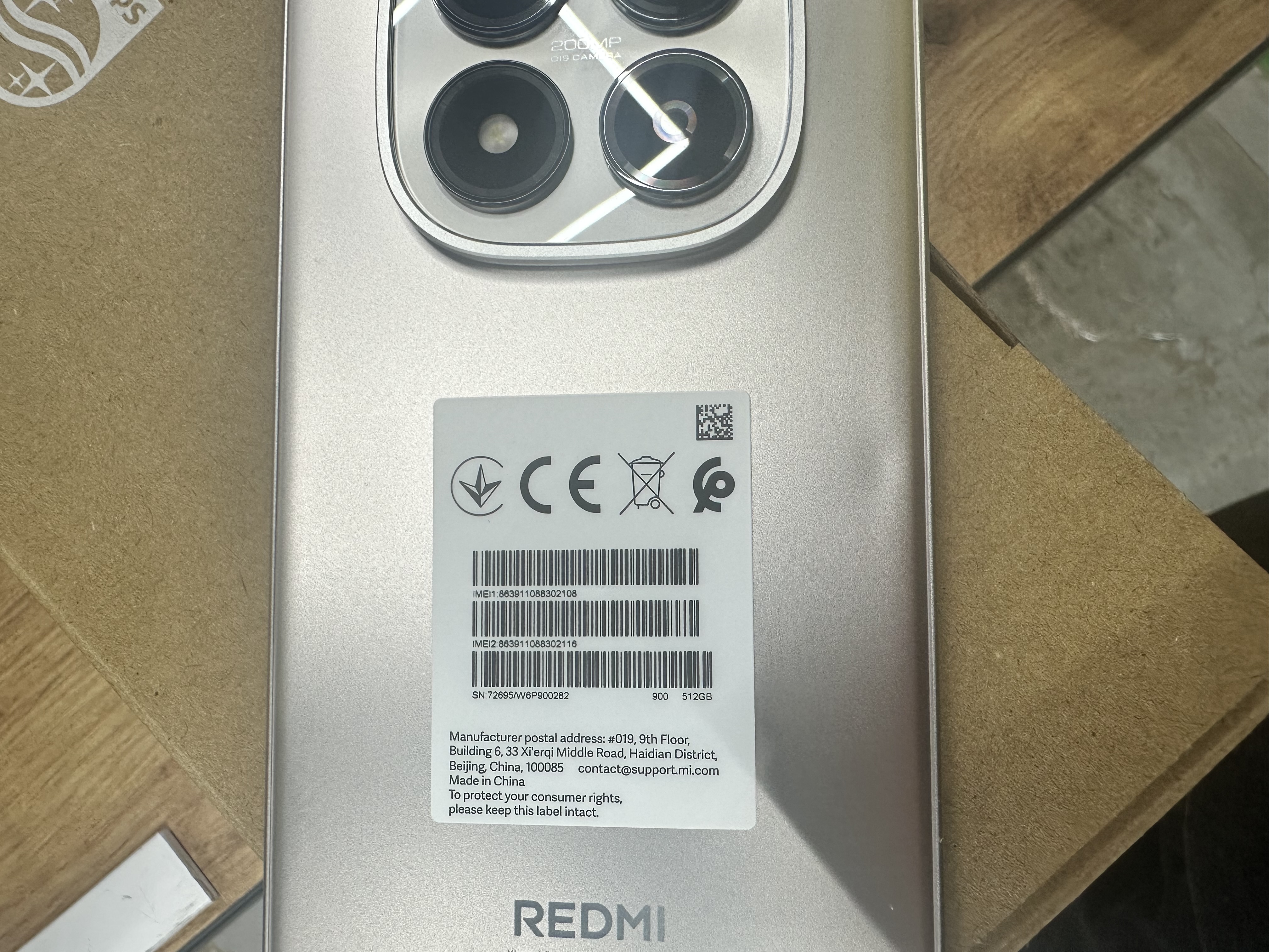 Уцінка * Смартфон Xiaomi Redmi Note 15 Pro 12/512GB NFC Titanium int фото №2