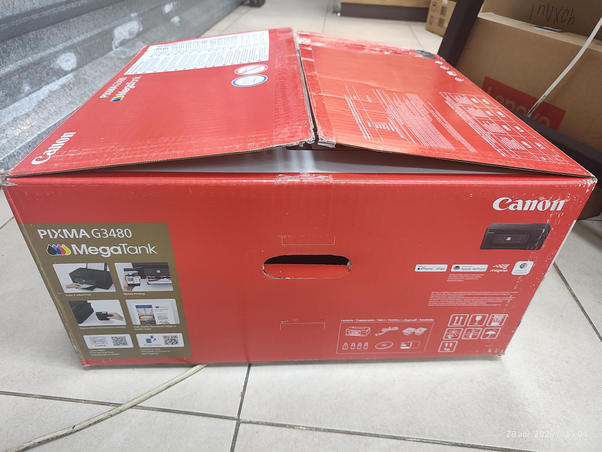 Уцінка ** БФП Canon Pixma G3480 (6708C009) фото №3