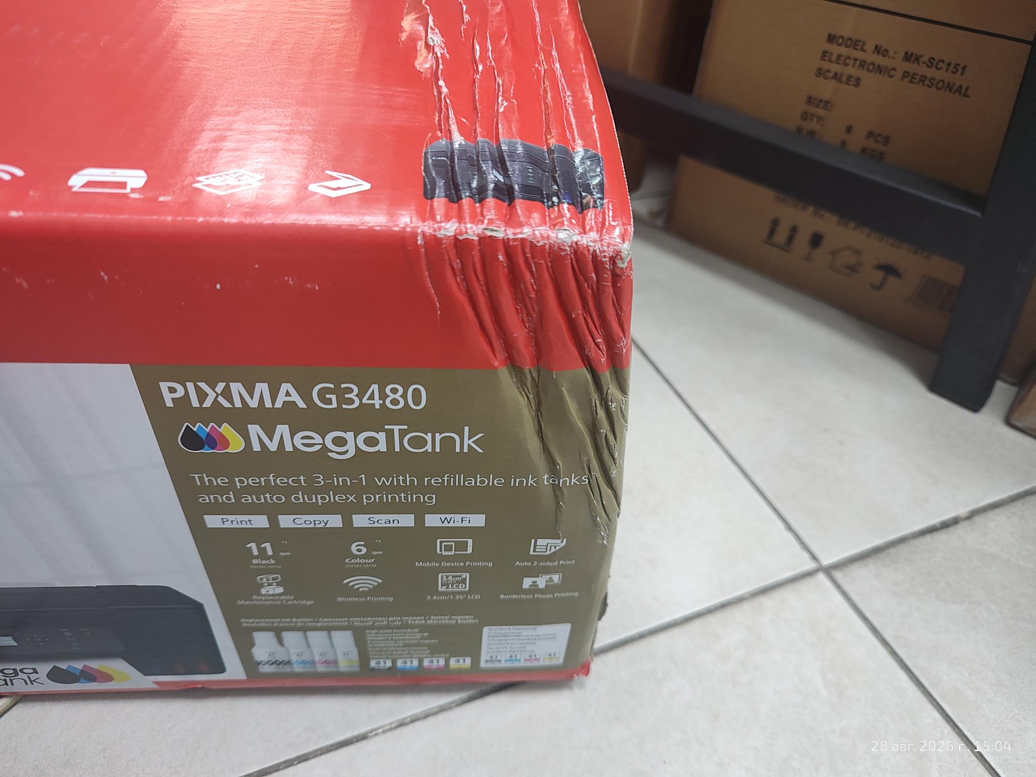 Уцінка ** БФП Canon Pixma G3480 (6708C009) фото №2