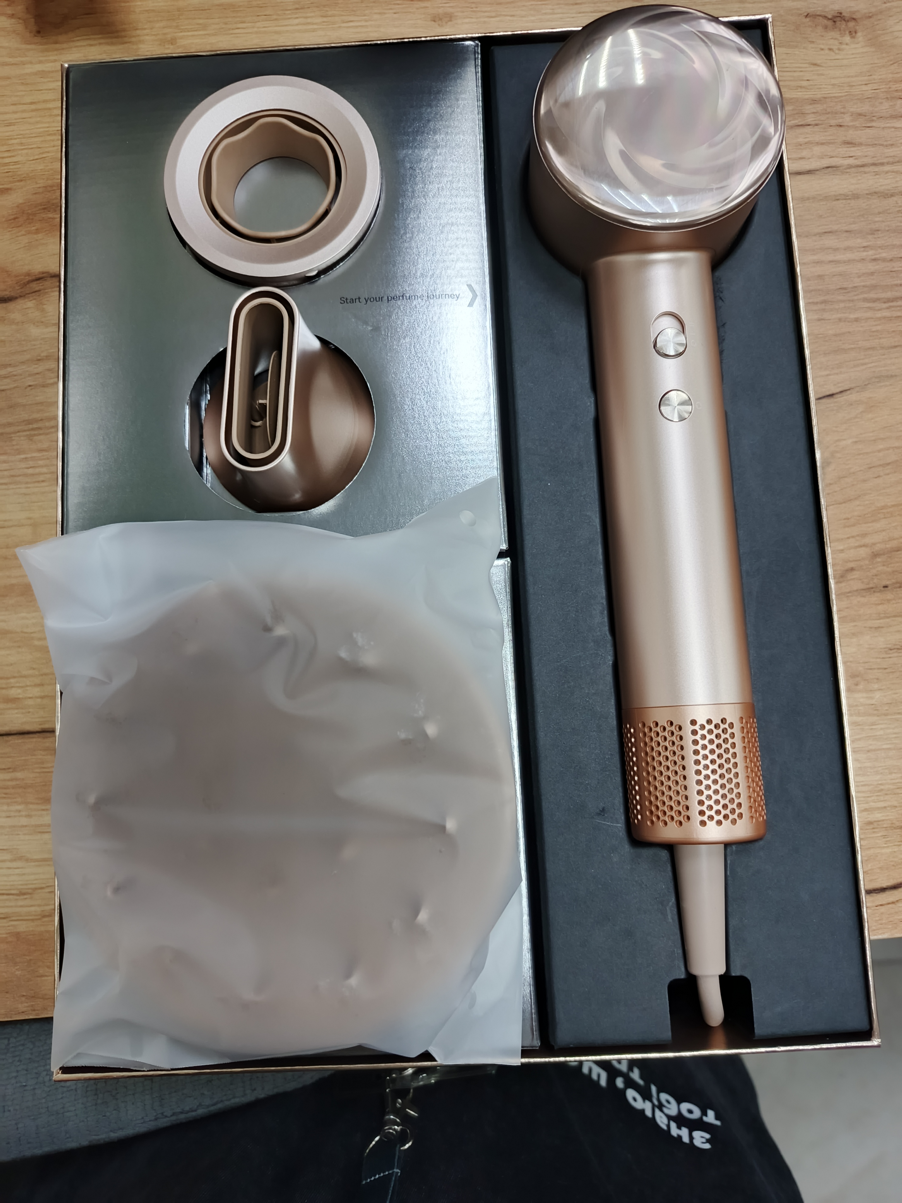Уцінка ** Фен Dreamе Hair Glory Mix High-speed Hair Dryer-Gold AHD18 фото №5