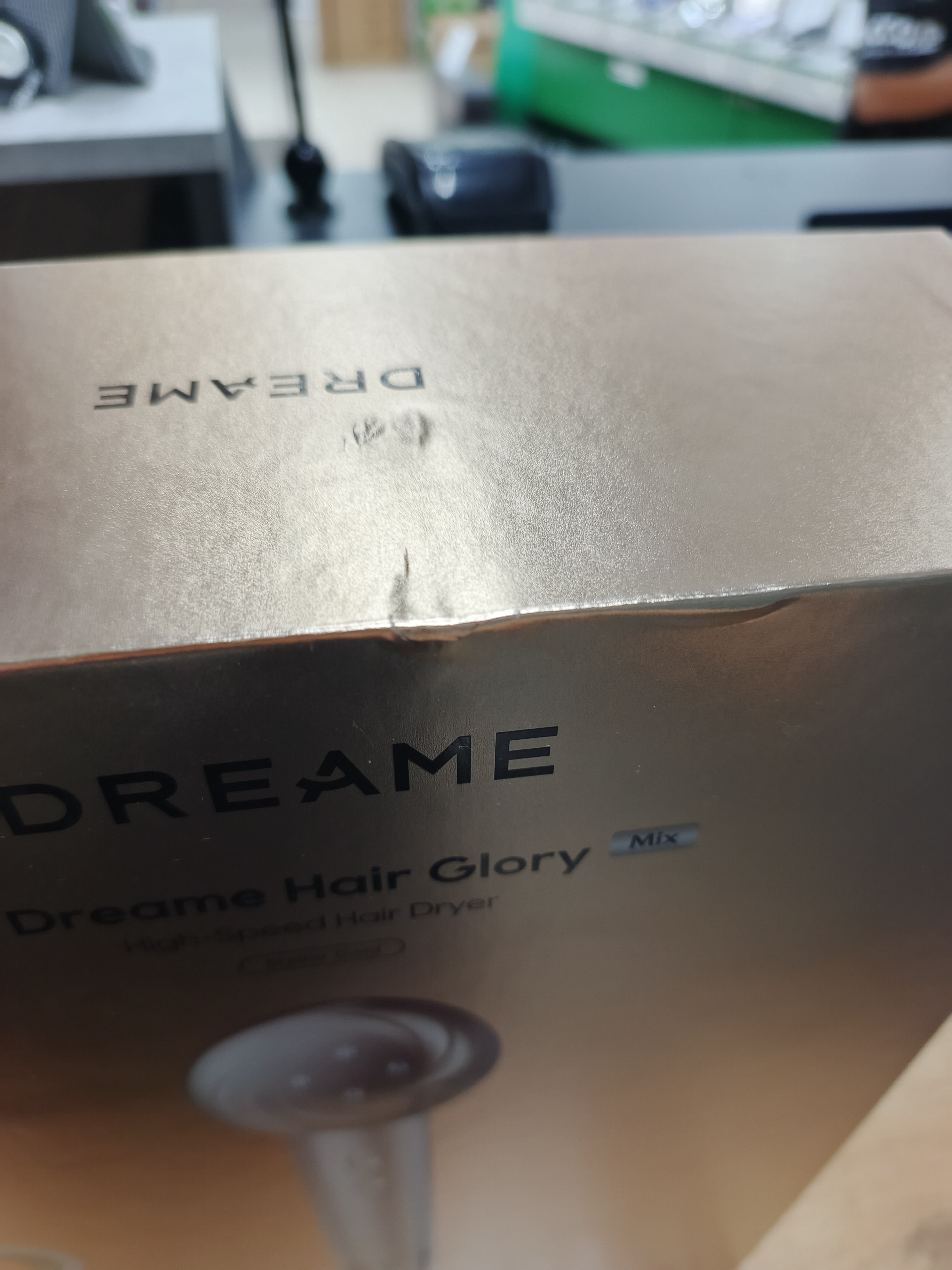 Уцінка ** Фен Dreamе Hair Glory Mix High-speed Hair Dryer-Gold AHD18 фото №6