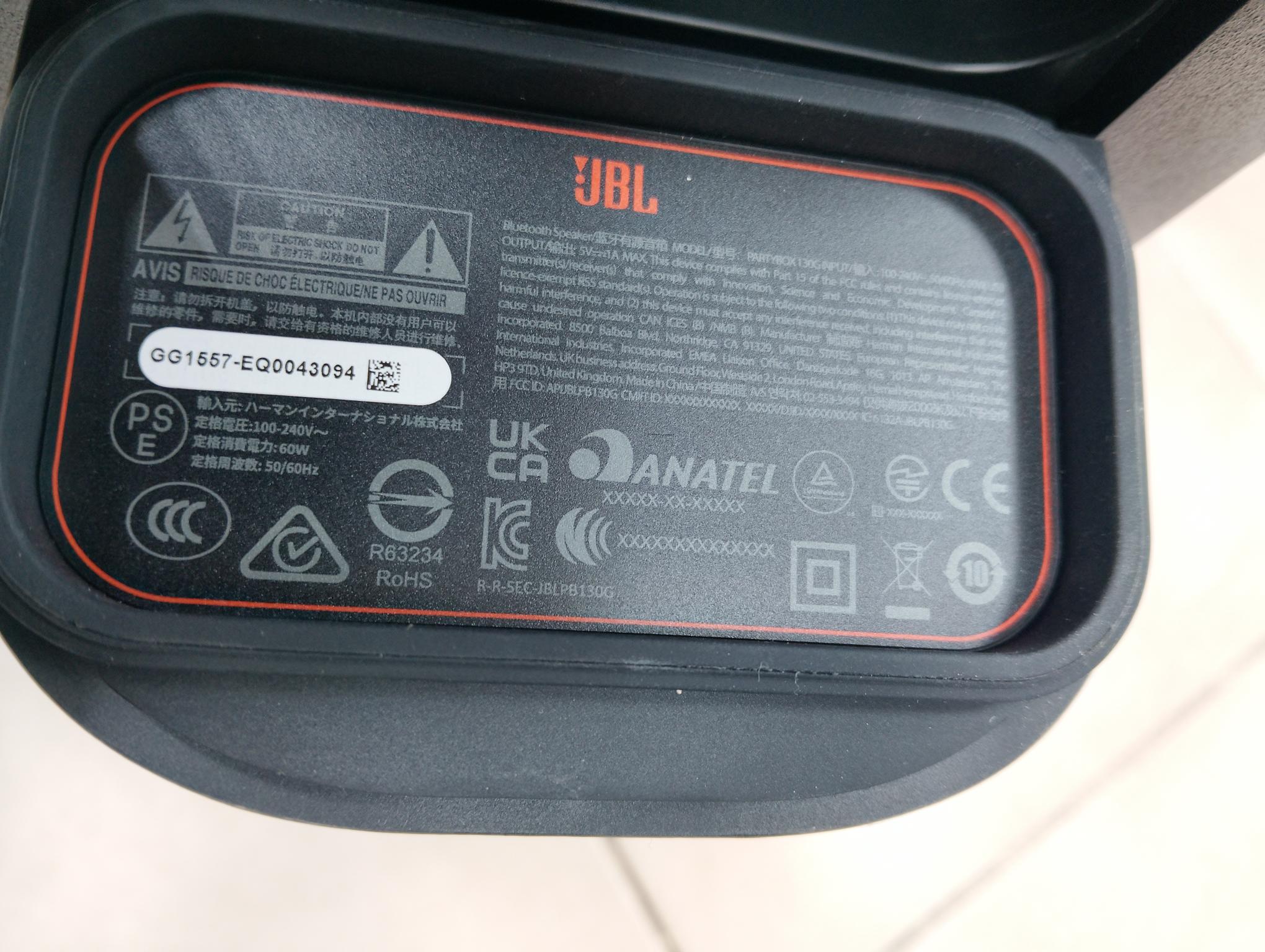 Уцінка * Портативная колонка JBL PartyBox 130 Black (JBLPB130BLKEP) фото №3