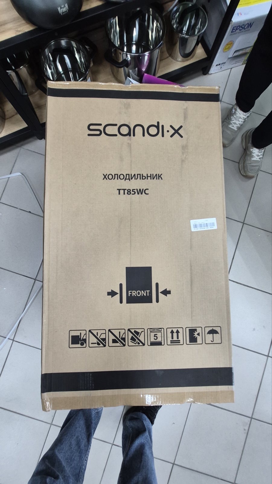 Уцінка * Холодильник Scandix TT85WC фото №4
