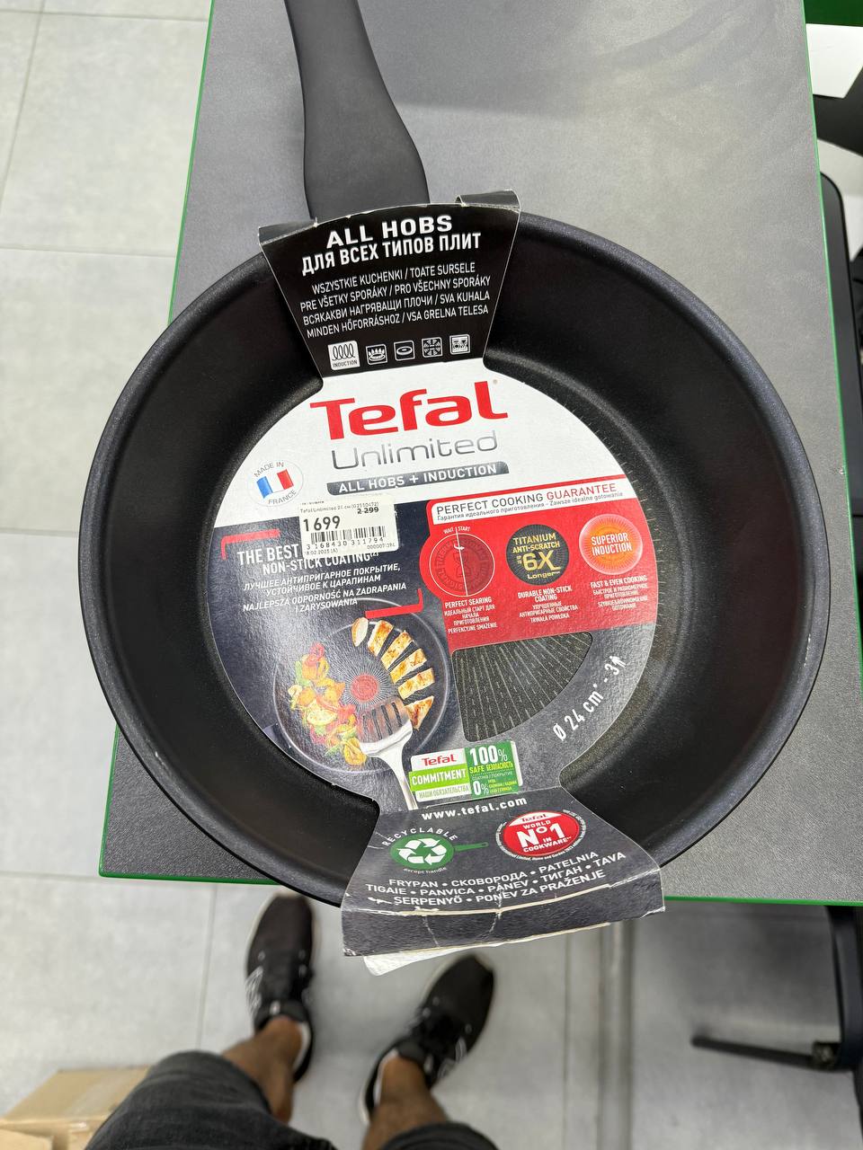Уцінка ** Сковорода Tefal Unlimited 24 см (G2550472) фото №4