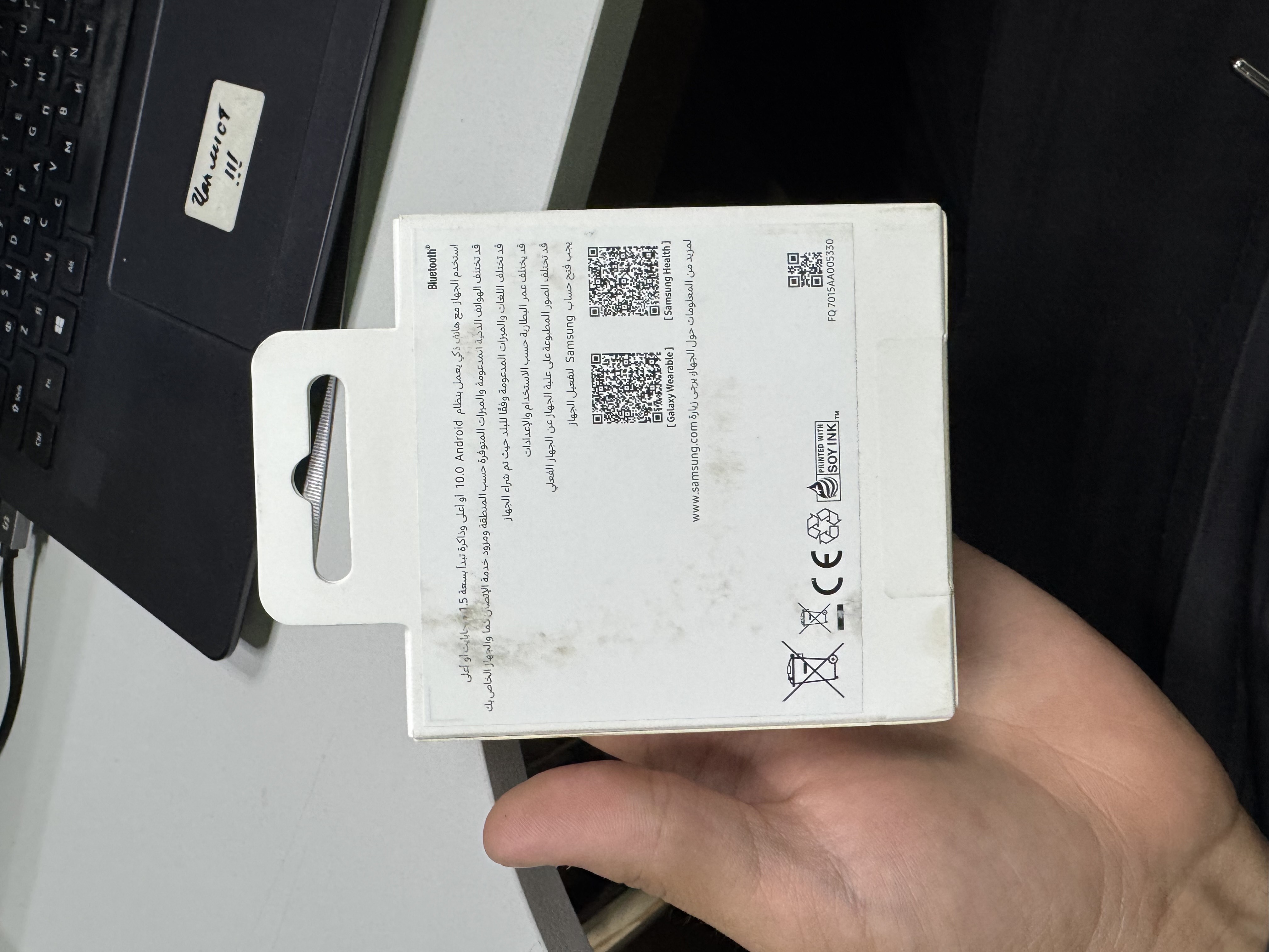 Уцінка ** Фитнес браслет Samsung Galaxy Fit3 SM-R390 Gray (SM-R390NZAASEK) фото №3