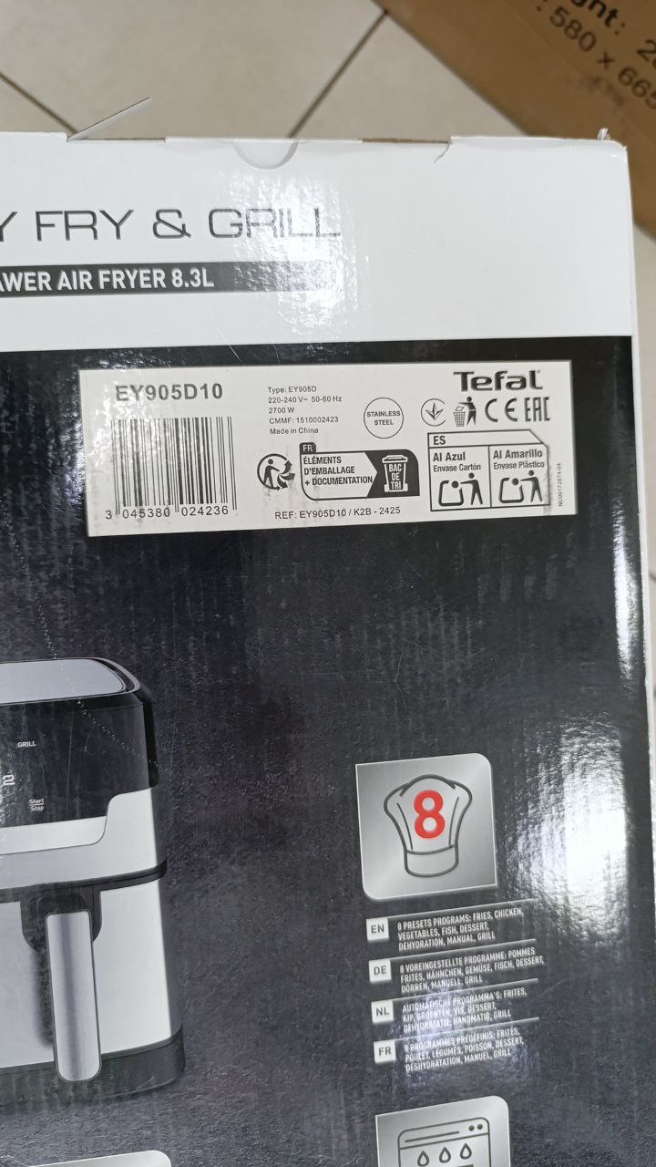 Уцінка * Мультипіч Tefal EY905D10 фото №4