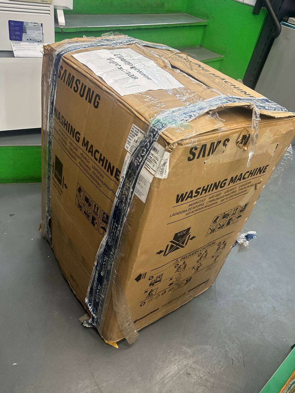 Уцінка * Стиральная машина Samsung WW80T3040BW/UA фото №2