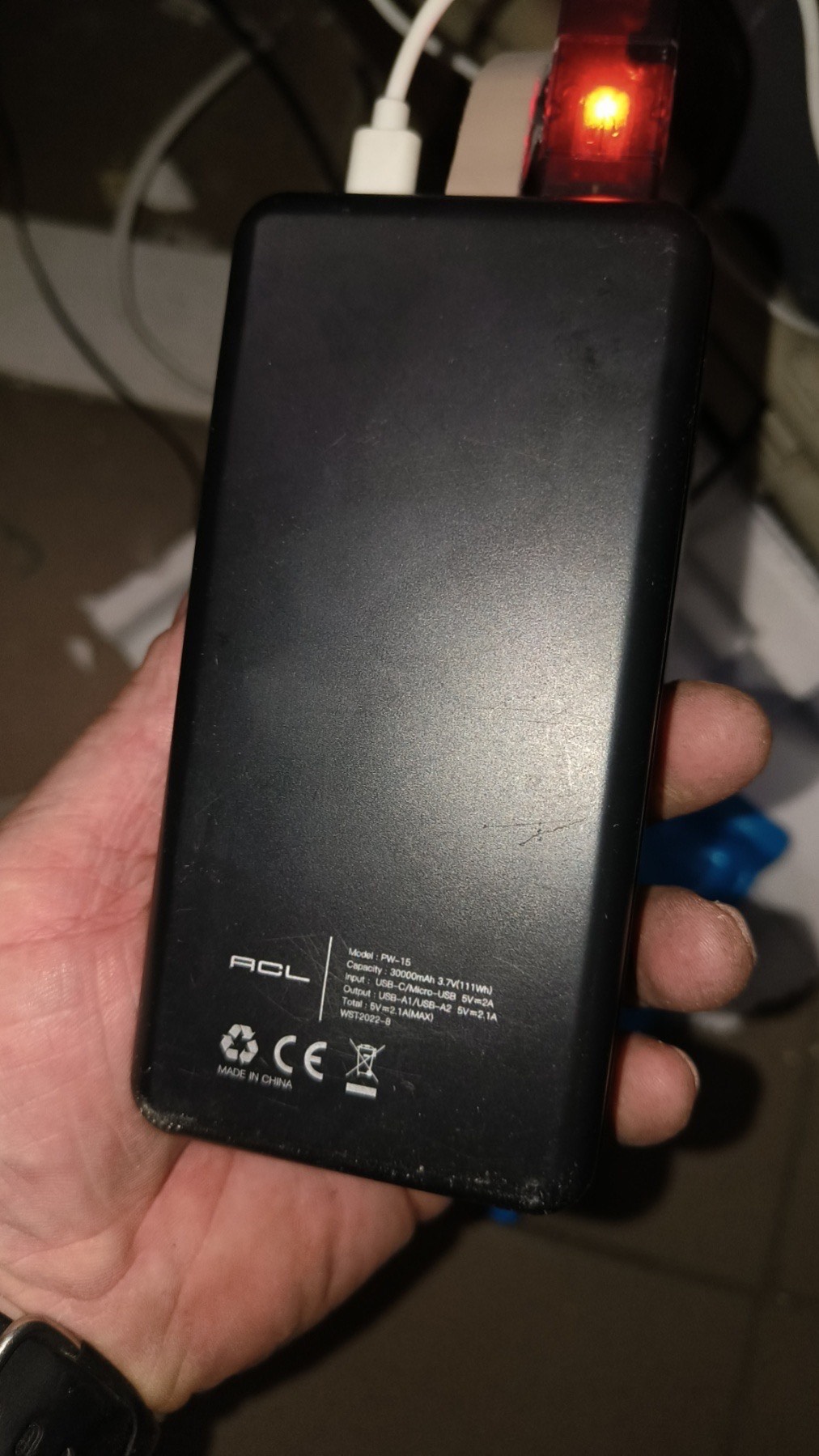 Уцінка ** Мобильная батарея ACL PW-15 Fast Charge 30000 mAh Black фото №7