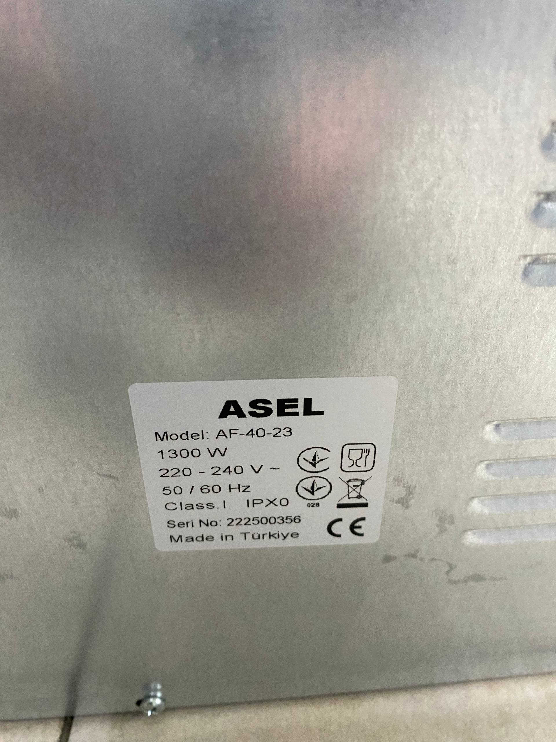 Уцінка * Піч електрична Asel AF 40-23 BLACK фото №4