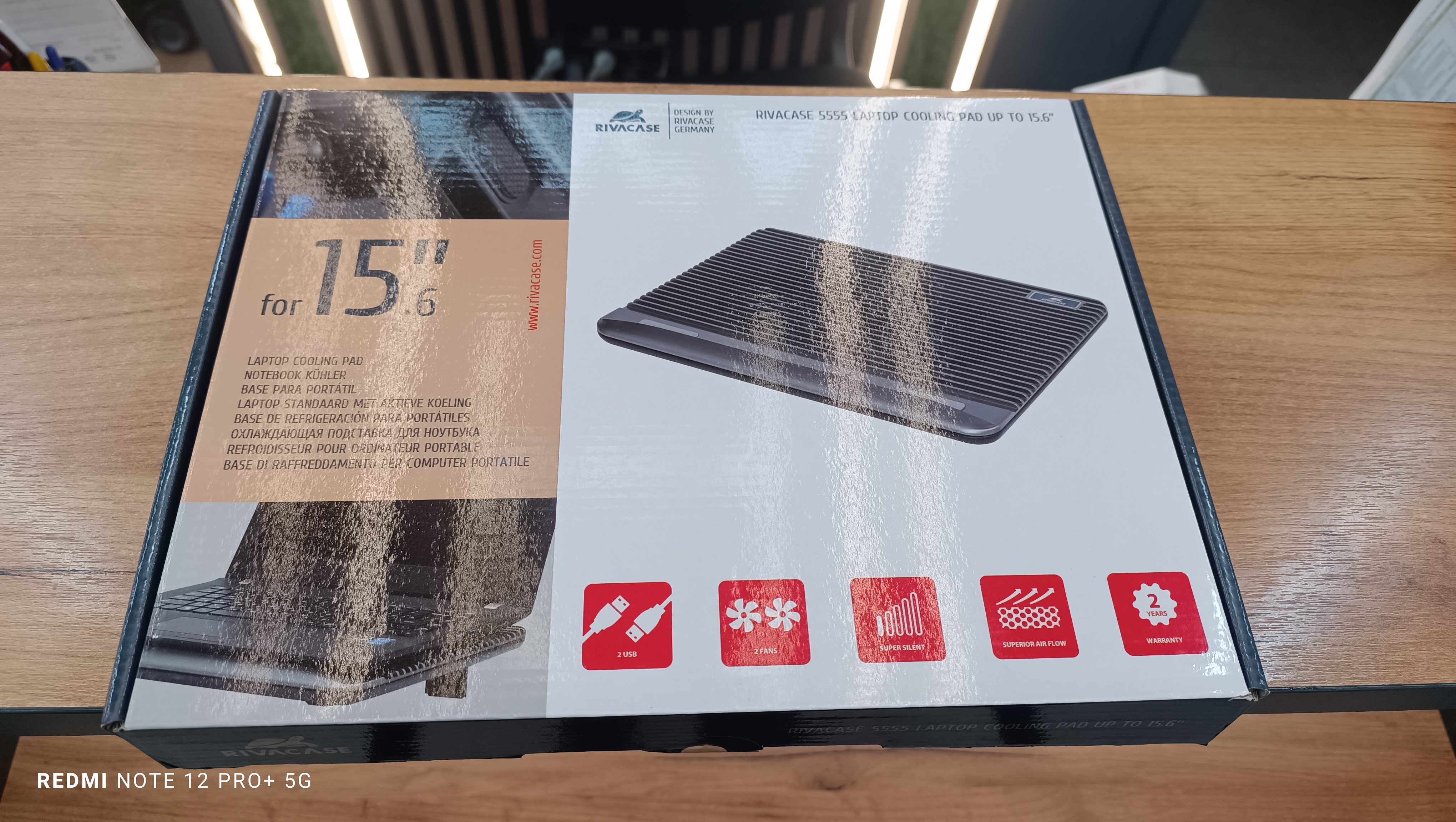 Уцінка *** Підставка для ноутбука Riva Case 5555 silver фото №3