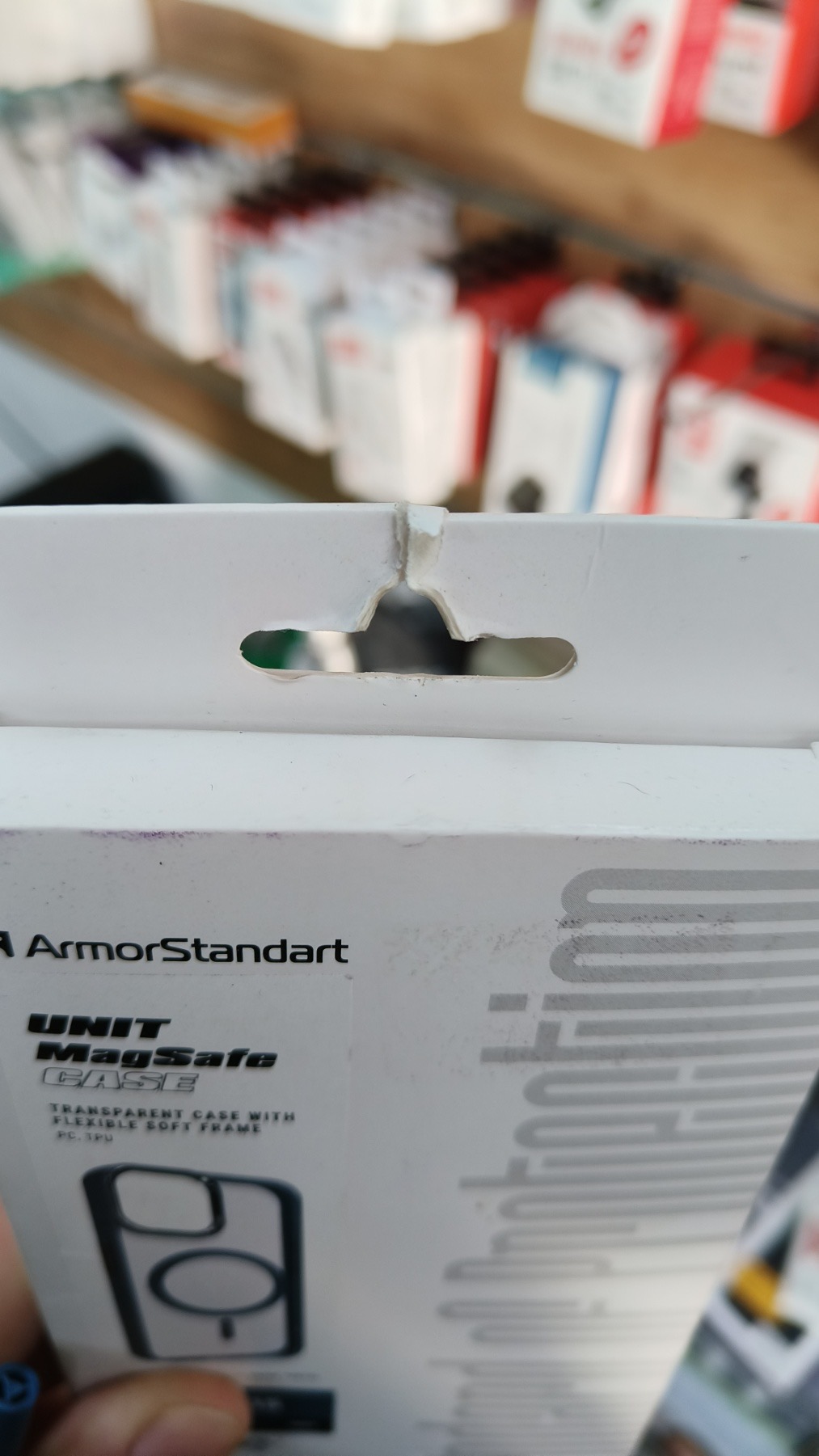 Уцінка * Чохол для телефона Armorstandart Unit MagSafe Apple iPhone 15 Grey (ARM74876) фото №2