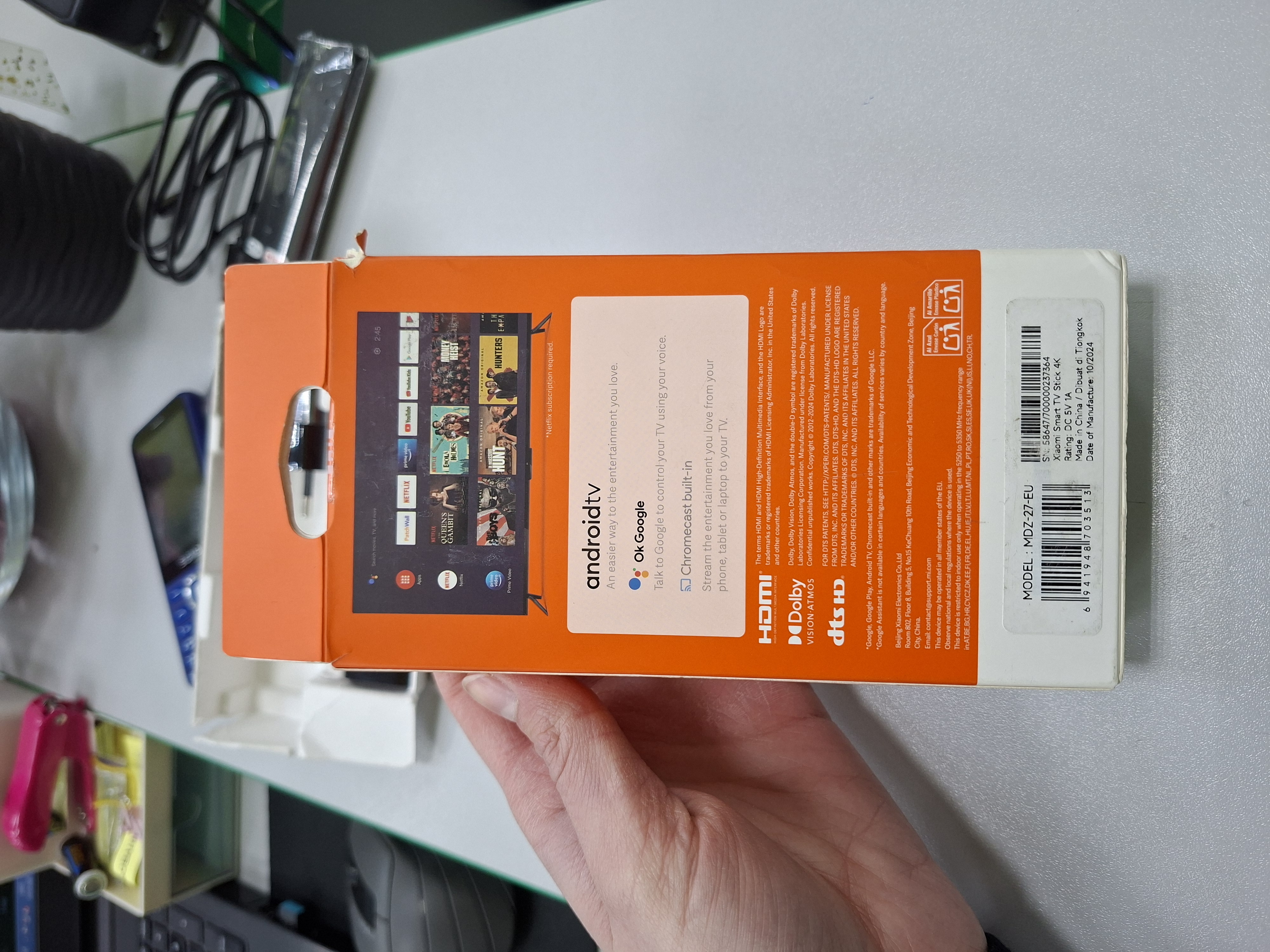 Уцінка ** Smart TV Box Xiaomi Mi TV Stick 4K (MDZ-27-AA) фото №13
