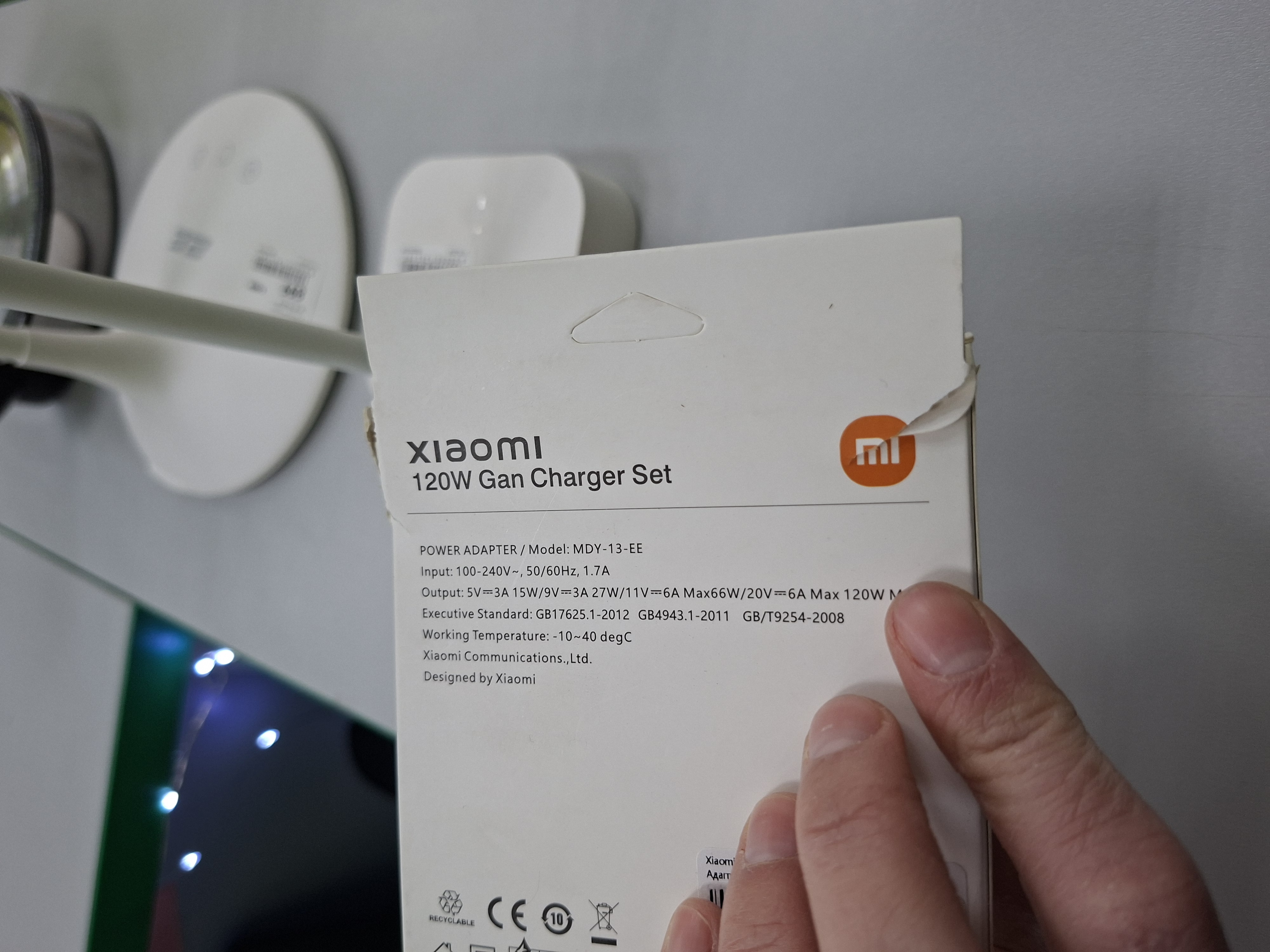 Уцінка * СЗУ Xiaomi 120W Charger   USB Type-C Cable White (BHR6034EU) фото №5