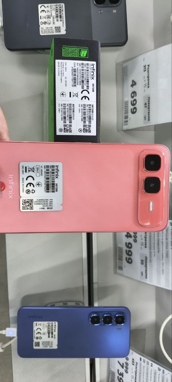 Уцінка * Смартфон Infinix Smart 10 Plus 4/128Gb Ruby Red (X6725B) фото №2