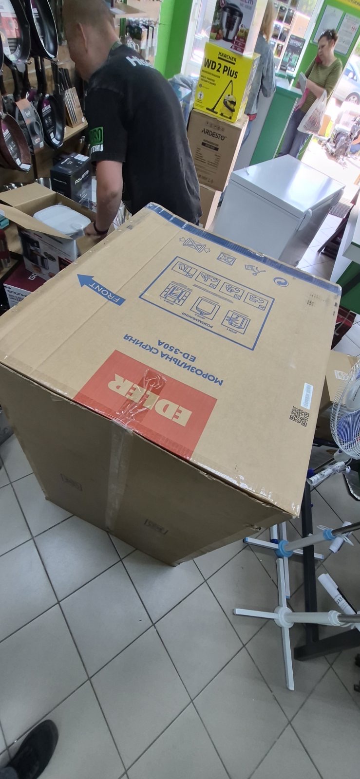Уцінка * Морозильна скриня Edler ED-350A фото №3
