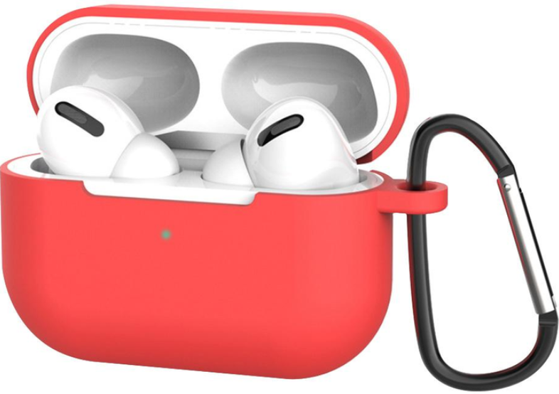 Чохол для навушників DM Case With Hook для Airpods Pro Red