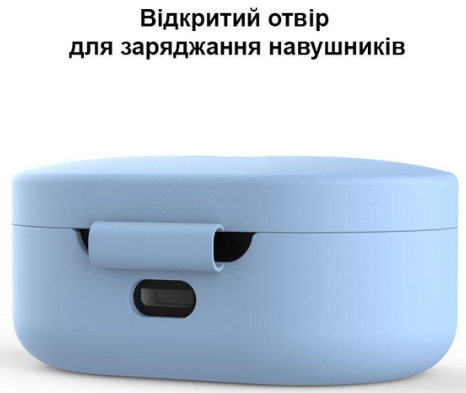 Чохол для навушників DM Case для AirDots 2 Light Blue фото №2