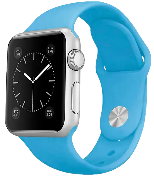 Ремешок DM Band Silicone для Apple Watch 38mm/40mm Blue