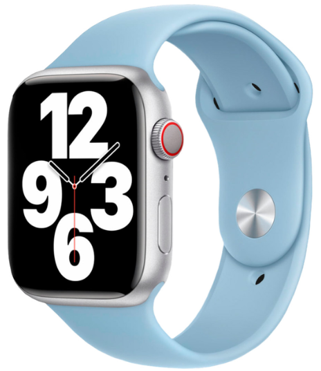 Ремешок для smart часов Walker Apple Watch Sport Band 38/40мм S/M голубий (5) фото №2