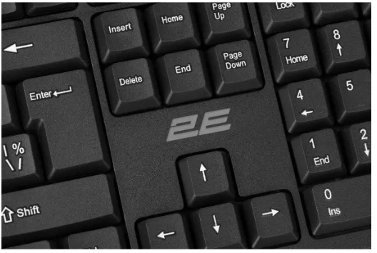 Клавіатура 2E KS108 USB Black (2E-KS108UB_UA) фото №5