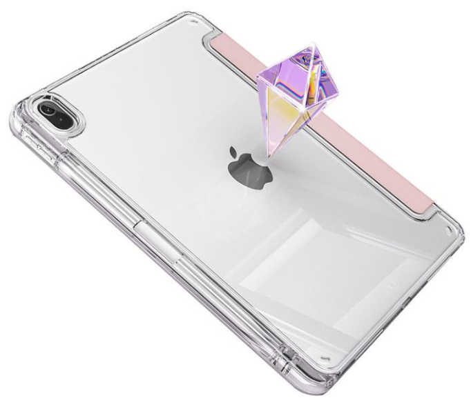 Чохол для планшета BeCover Ultra Slim Origami Transparent Apple Pencil Apple iPad Air (4/5) 2020/2022 10.9" Pink (711104) фото №4