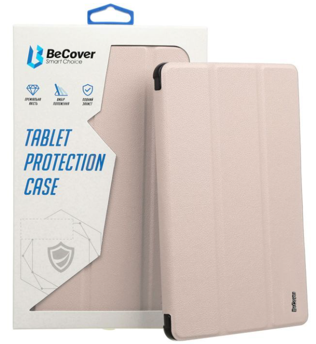 Чохол для планшета BeCover Ultra Slim Origami Transparent Apple Pencil Apple iPad Air (4/5) 2020/2022 10.9" Pink (711104) фото №5