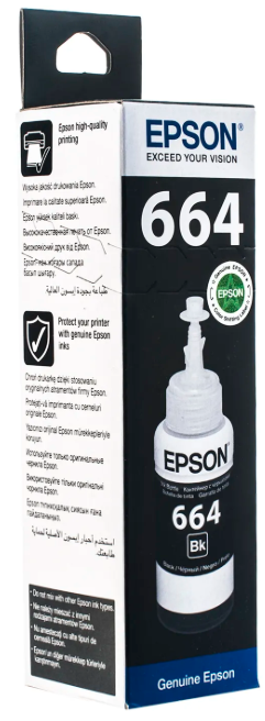 Чернила для принтера Epson 664 black (70мл) L100/L200 (C13T66414A) фото №2