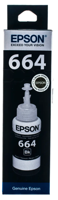 Чернила для принтера Epson 664 black (70мл) L100/L200 (C13T66414A)